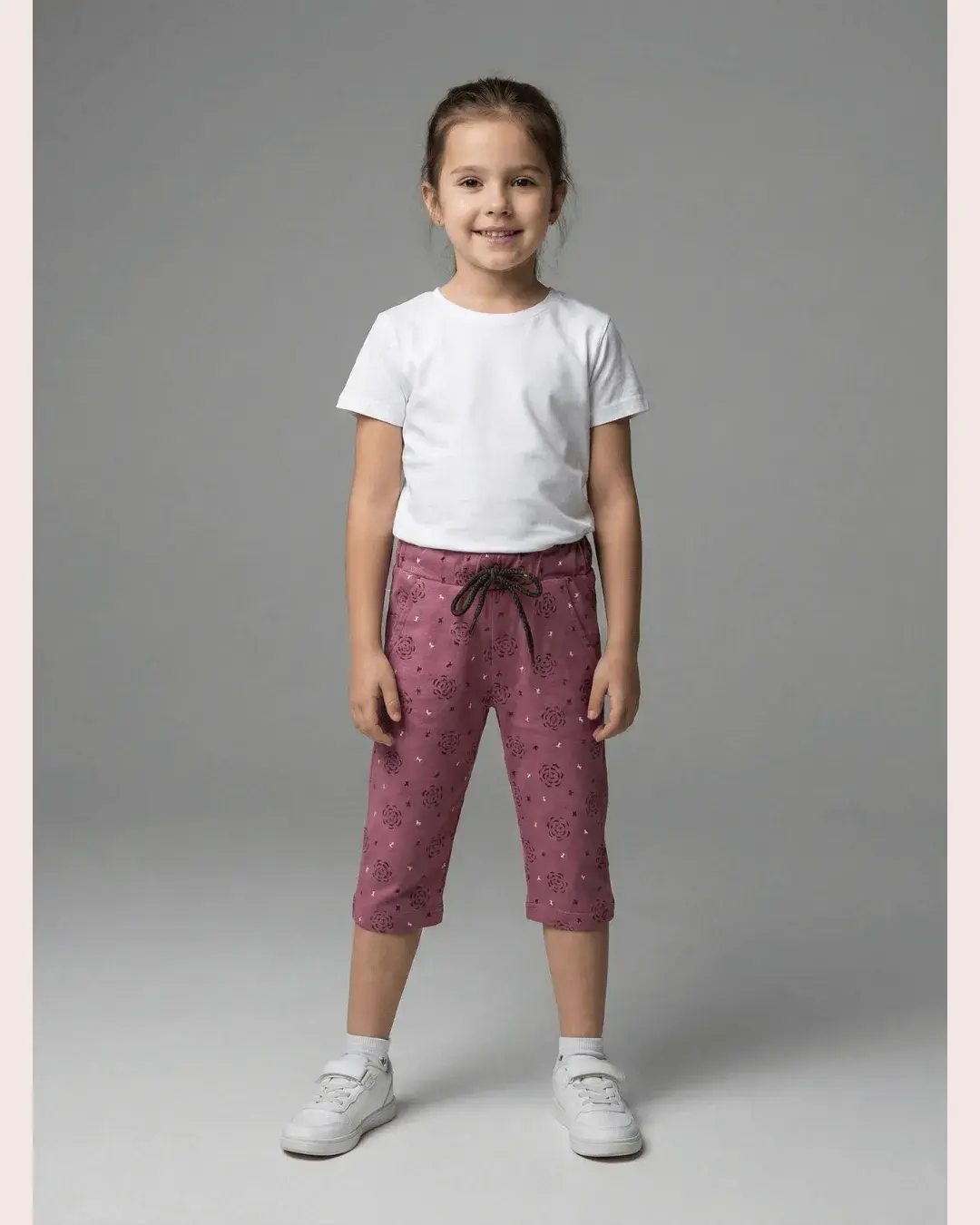 Angel girls capri set  - Light Rose