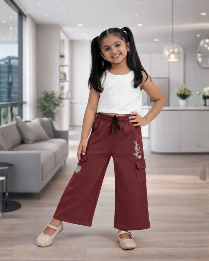 Daisy Girls Cargo Plazo - Marron