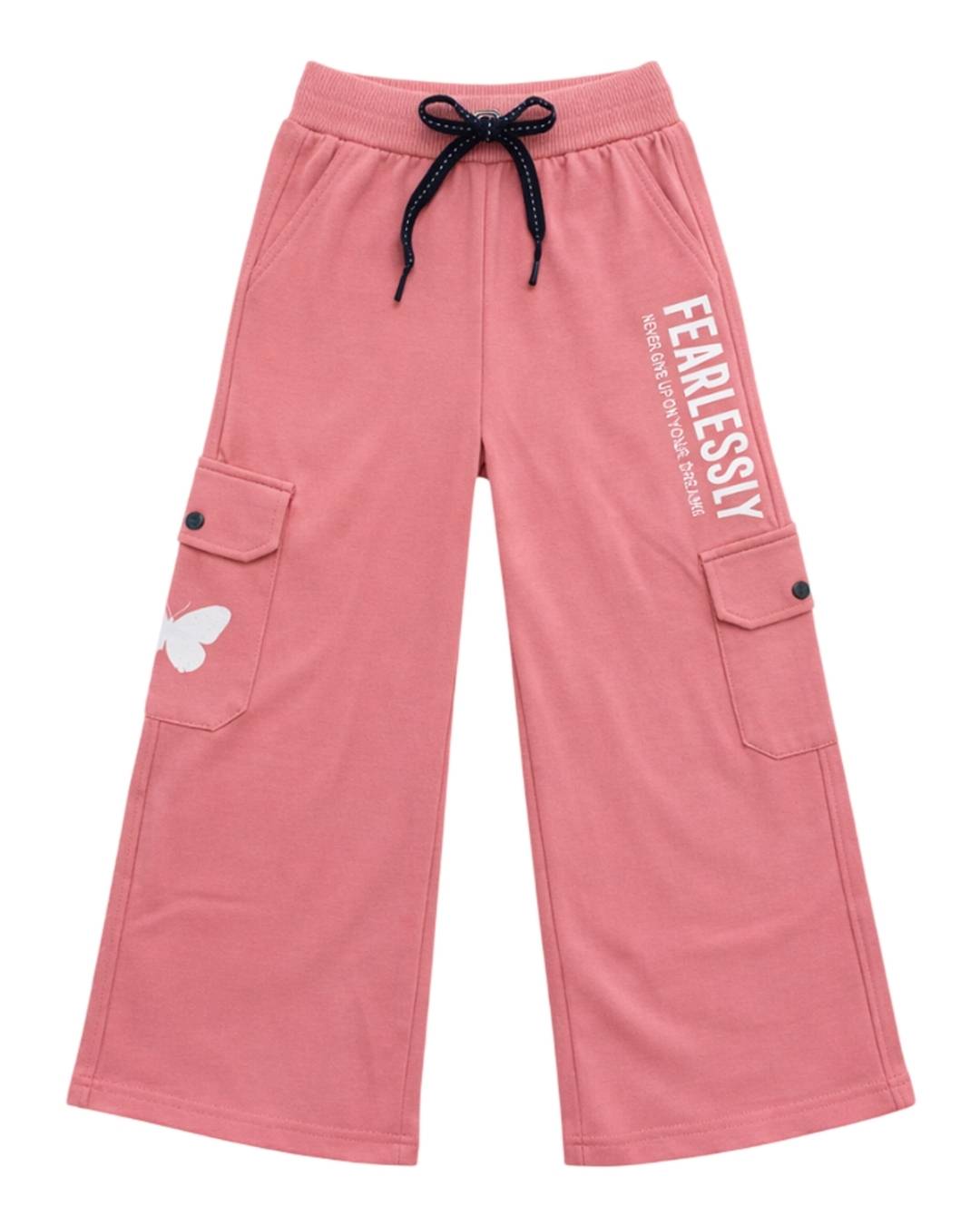 Daisy Girls Cargo Plazo - Peach Alternate