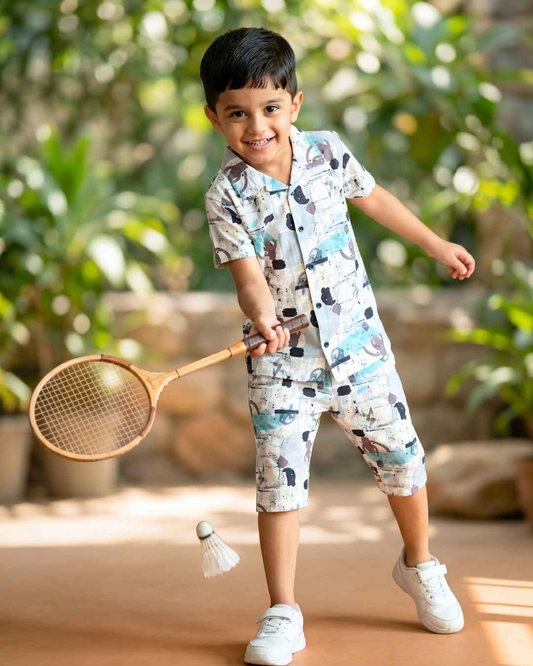 Wingo Boys Capri set - Sky Blue