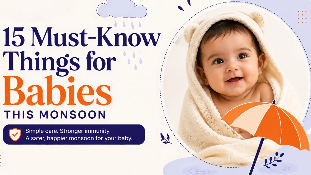 15 Must-Know Things for Babies This Monsoon
