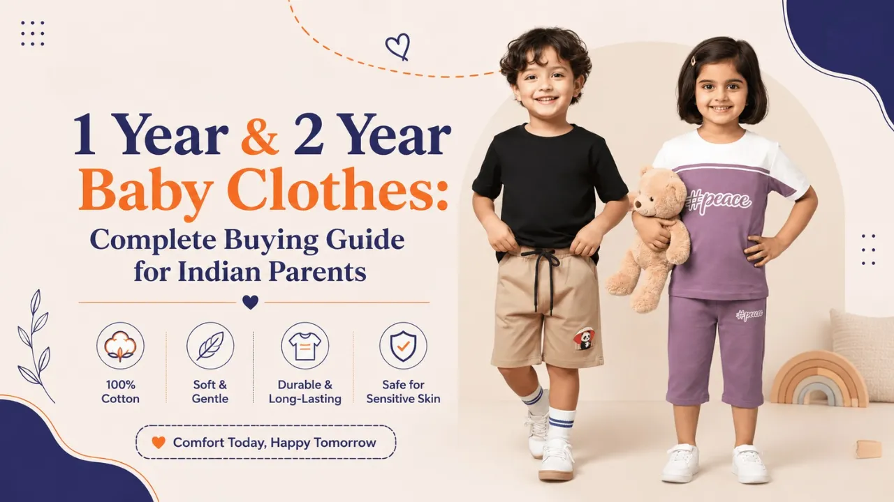 1 Year & 2 Year Baby Clothes: Complete Buying Guide for Indian Parents
