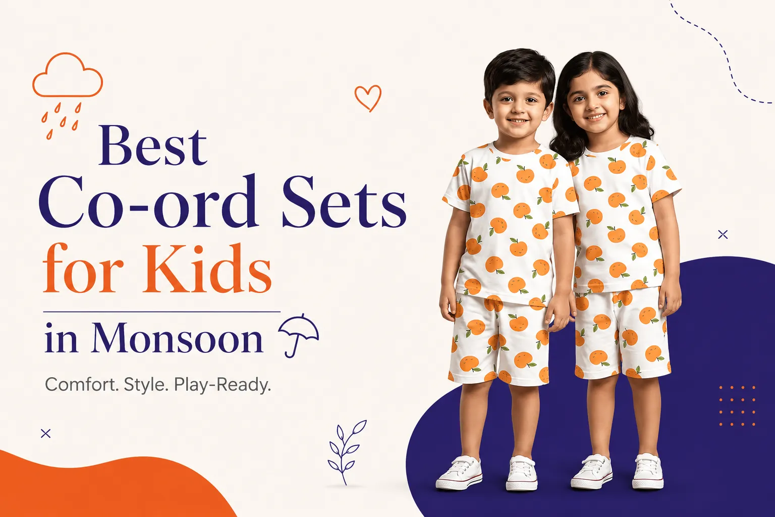 Best Co-ord Sets for Kids in Monsoon: Comfortable, Stylish & Perfect for Rainy Days