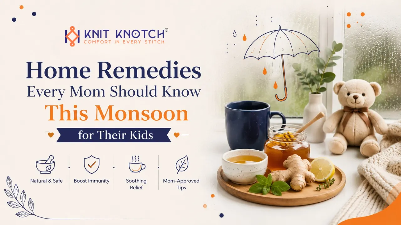 Home Remedies Every Mom Should Know This Monsoon for Their Kids