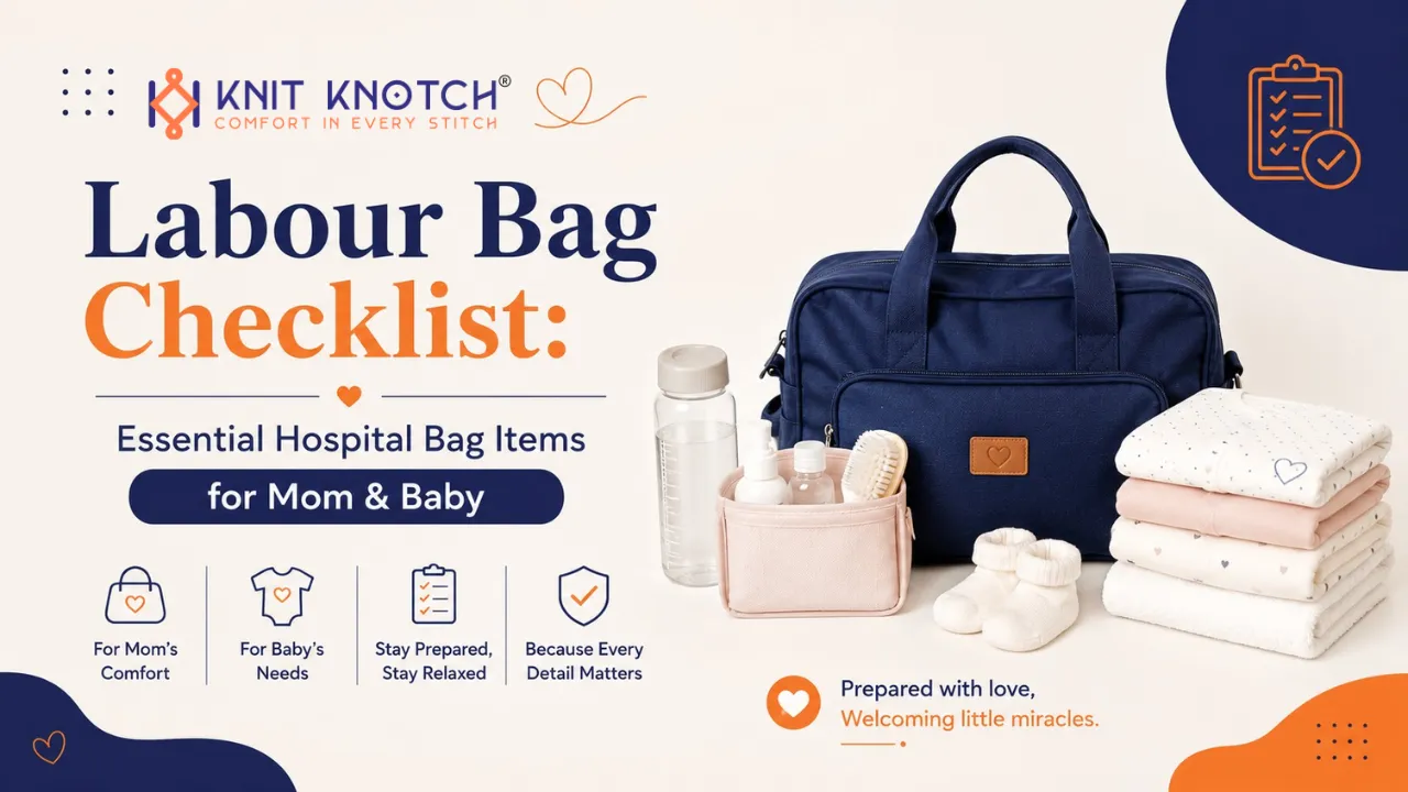  Labour Bag Checklist: Essential Hospital Bag Items for Mom & Baby