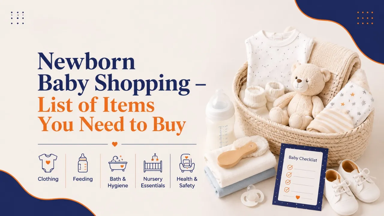 Newborn Baby Shopping – List of Items You Need to Buy