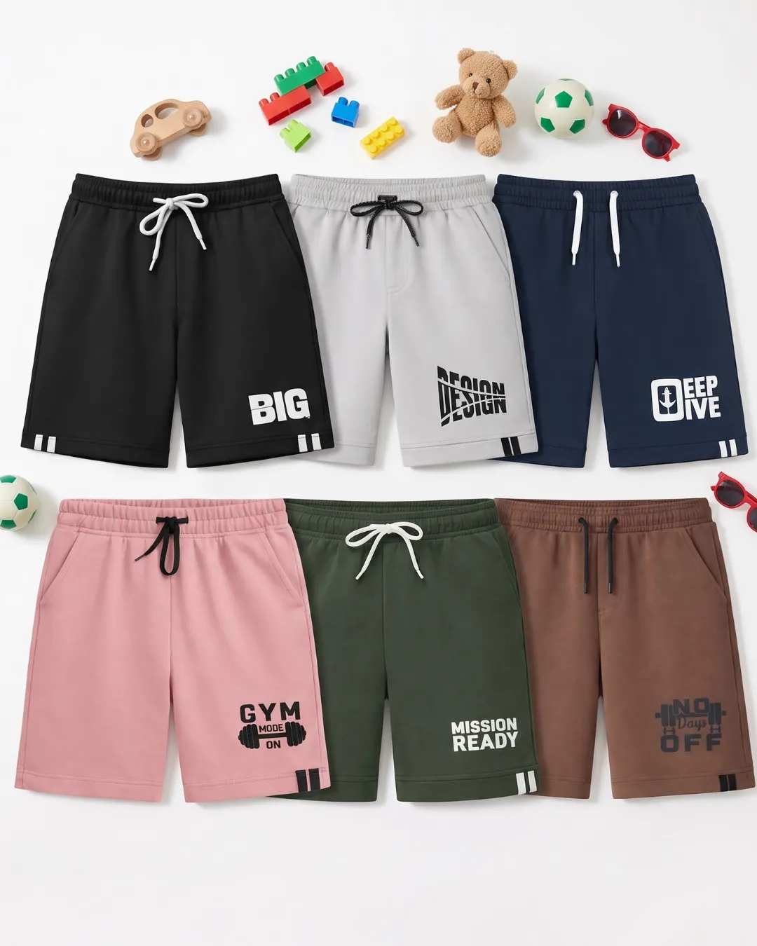 Boys Shorts Bundle Of 6