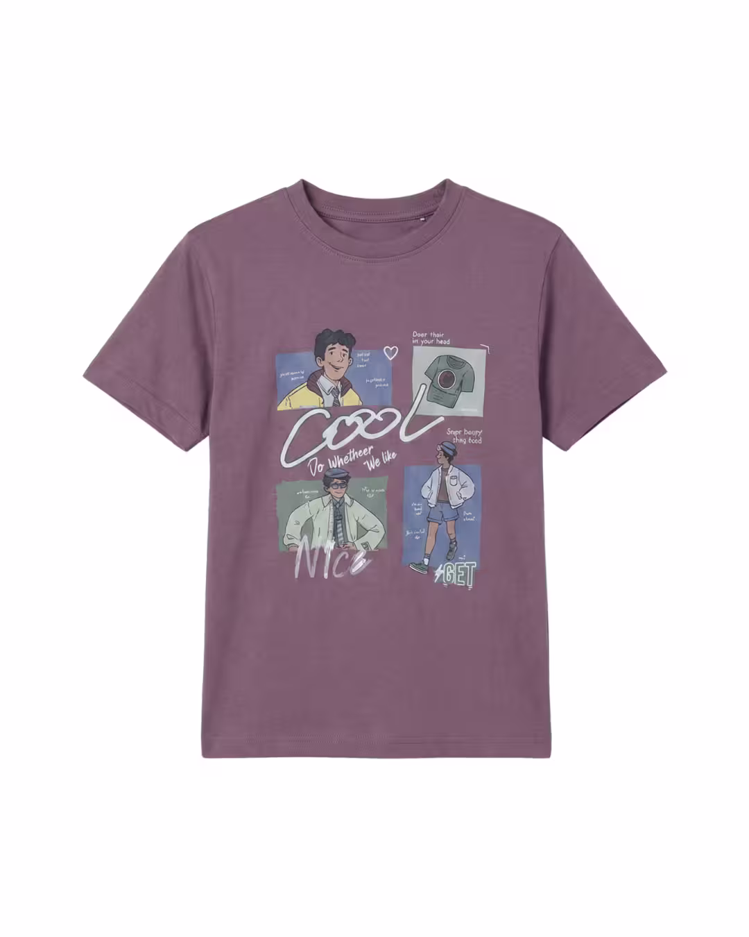 OLA Boys T-shirt - Purple Alternate