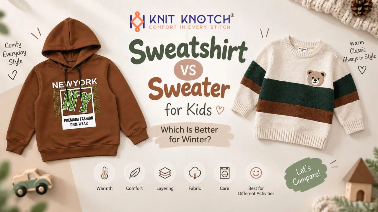 Sweatshirt vs Sweater for Kids: Which Is Better for Winter?