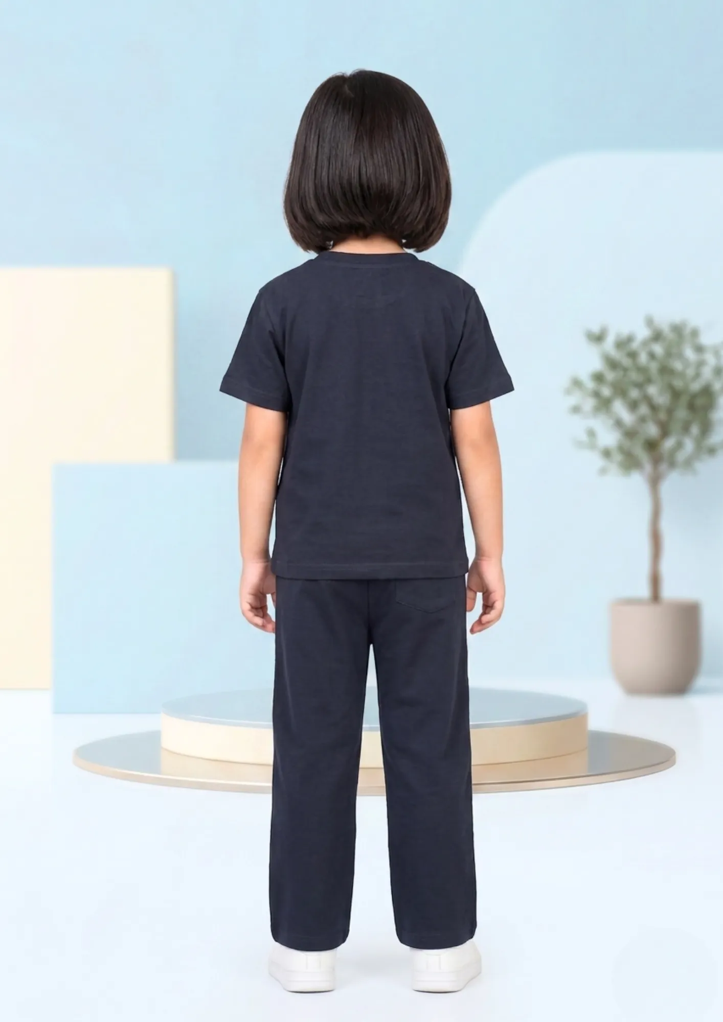 Girls Cotton Co-ord Set Alternate